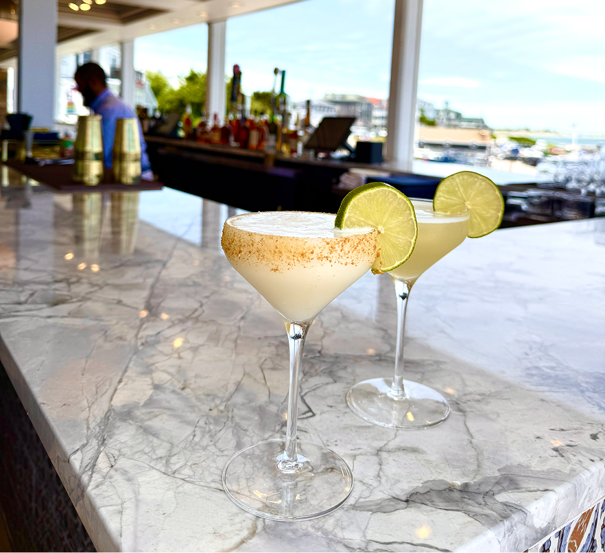 Martinis at bar
