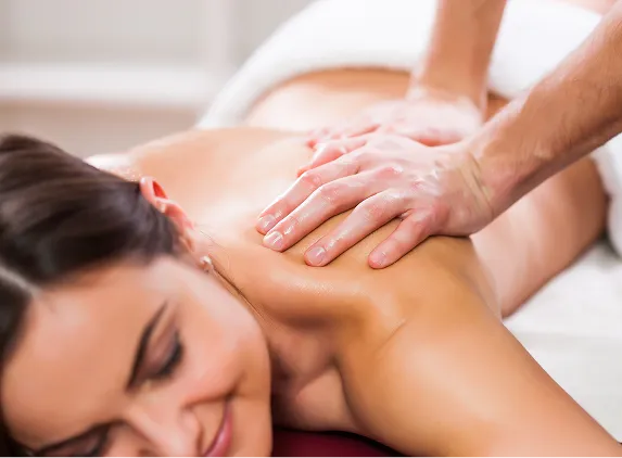 Person getting massage